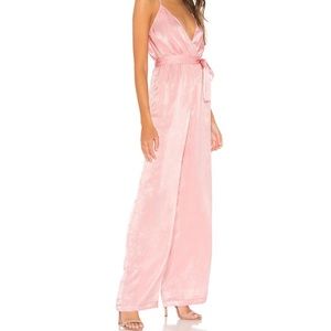 Pink soft/satin Jumpsuit by Lovers + Friends